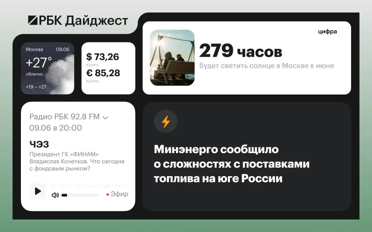 Кратко о главных событиях: международная политика, внутренние экономические и энергетические новости, а также технологические анонсы.