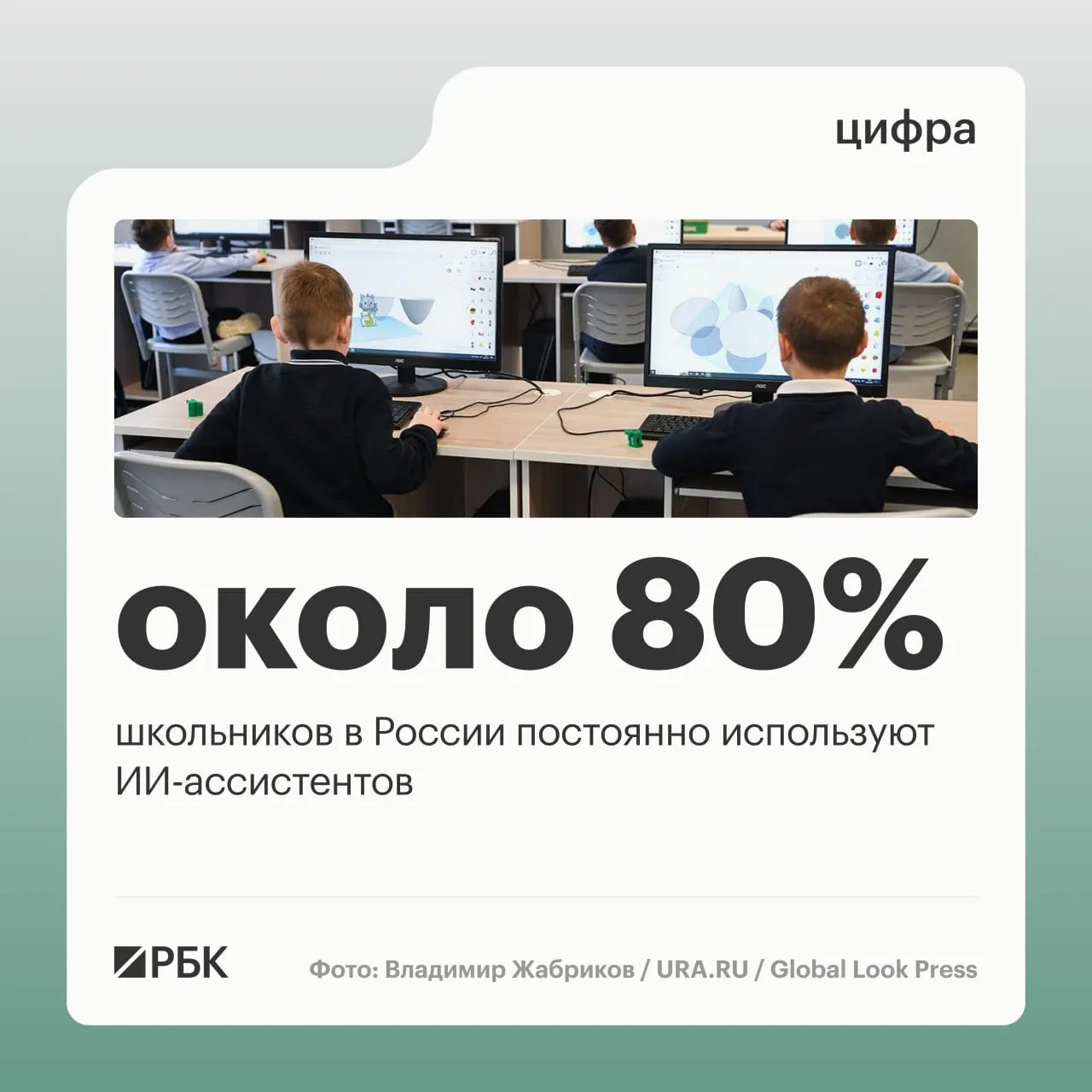 Глава Министерства цифрового развития сообщил, что порядка 80% школьников используют ИИ‑ассистентов; более 95% мест проживания покрыты LTE/4G, а отложенный запуск 5G помог выровнять покрытие по стране.